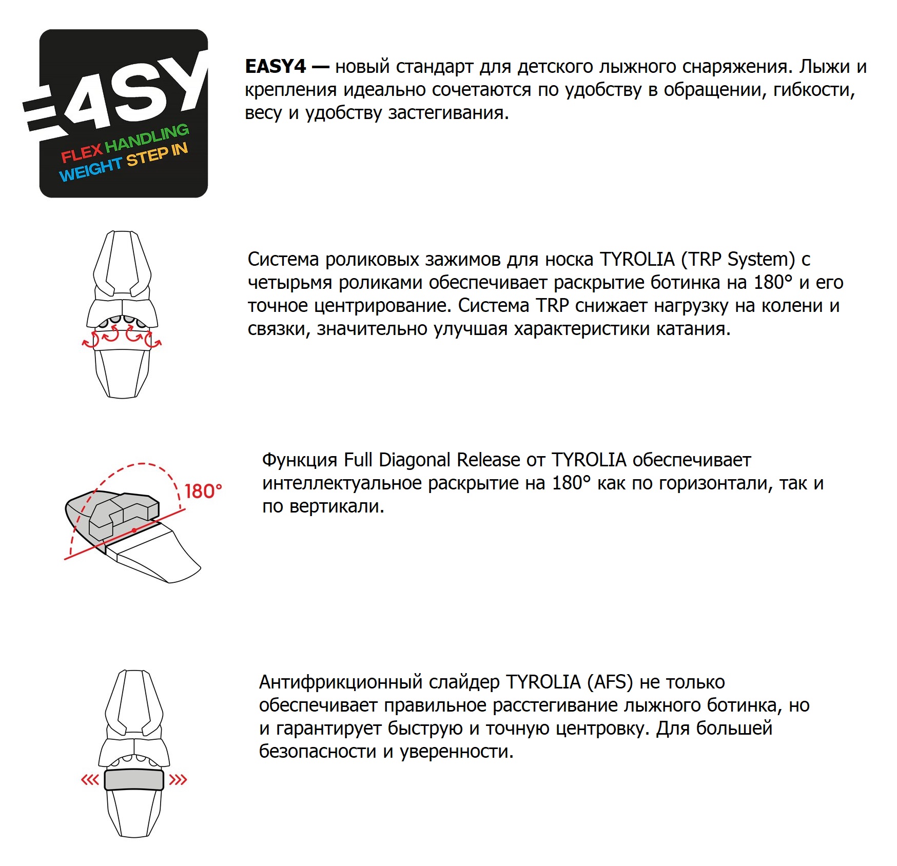 Крепления горнолыжные Head JRS 4.5 GW CA BR.80[I] s.wh/bk 