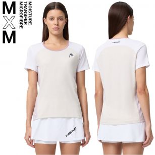 Head PLAY Tech T-Shirt Women WH - 36/38 (S)