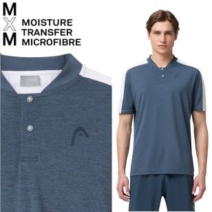 Head PLAY Tech Polo Shirt Men NV - 50/52 (L)