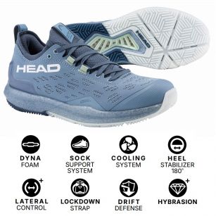 Обувь Head MOTION PRO 1.5 Padel Women DEDB - 26 см (Eur. 40.5)