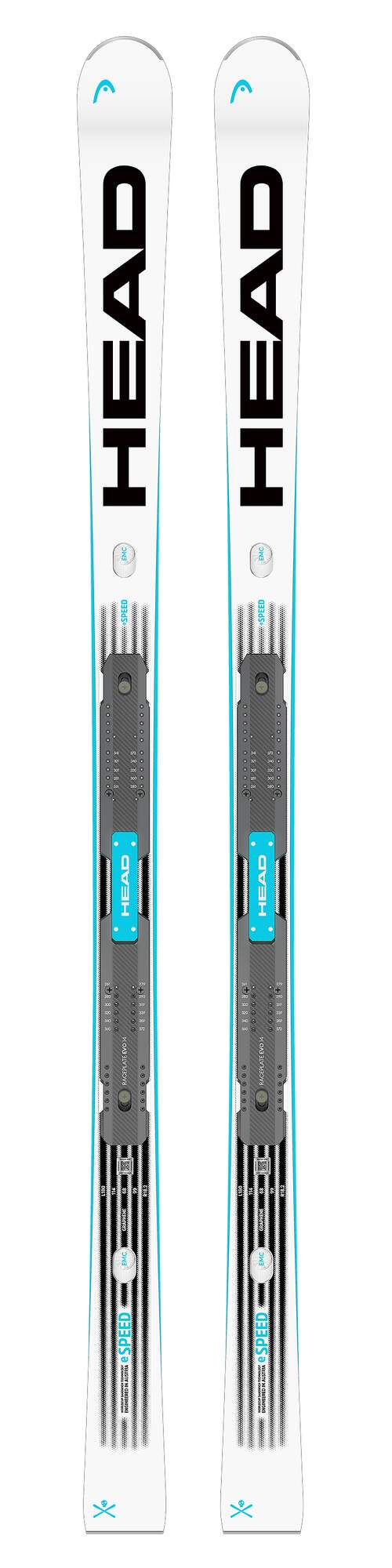 Горные лыжи Head WC Rebels e-Speed RP EVO 14 wh/bk - 170 см
