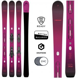 Горные лыжи Head E-TOTAL Joy SW SLR BB Joy Pro au/rd – 148 см