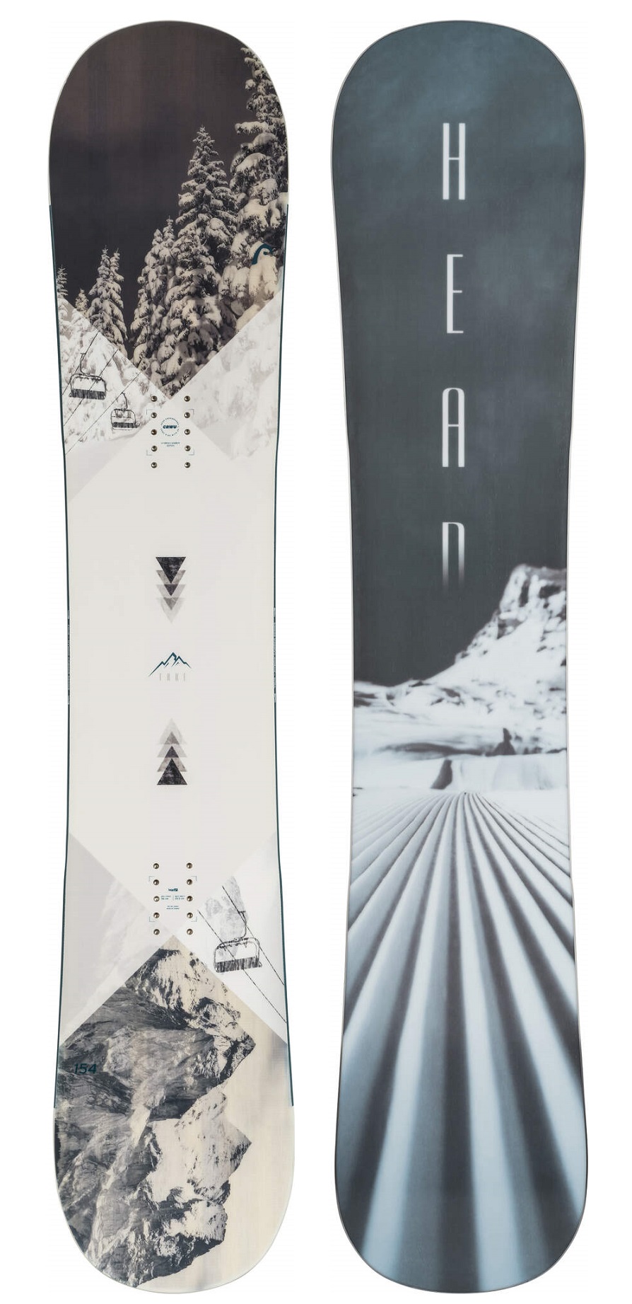 Сноуборд Head TRUE 2.0 grey - 157 см