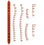 Защитные бампера HEAD Grommet Set TK345 red