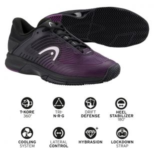 Теннисная обувь Head REVOLT PRO 4.5 Clay Women BKPL - 23 см (Eur. 36.5)
