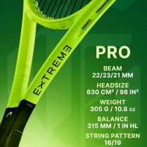  Ракетка теннисная Head EXTREME PRO 2026 (ручка S3)
