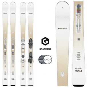 Горные лыжи Head E-PURE Joy R SLR Pro R wh/gd - 148 см