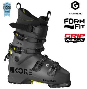 Горнолыжные ботинки Head KORE RS 130 GW аnthr./yellow - 29.5 см (Eur. 45)