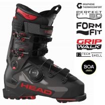 Горнолыжные ботинки Head EDGE 110 HV GW BOA аnthracite/red - 29.5 см (Eur. 45,5-46)
