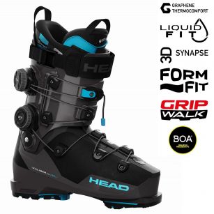 Горнолыжные ботинки Head KALIBER PRO 130 LV GW BOA2 anthracite/speed blue - 29.5 см (Eur. 45,5-46)