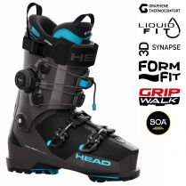 Горнолыжные ботинки Head KALIBER PRO 130 LV GW BOA anthracite/speed blue - 28.5 см (Eur. 44-44,5)