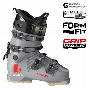 Горнолыжные ботинки Head KORE 110 MV GW gray - 27.5 см (Eur. 42,5 - 43)