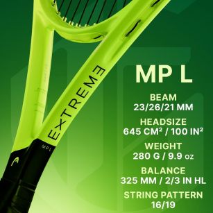  Ракетка теннисная Head EXTREME MP L 2026 (ручка S2)