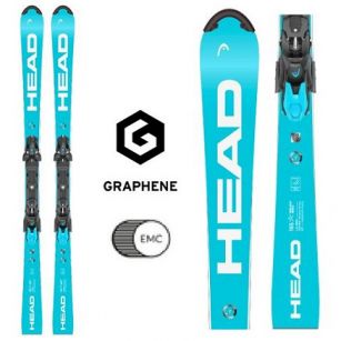 Горные лыжи Head WCR e-SL Rebel FIS SW RP EVO 14 bl/wh - 168 см