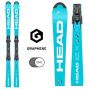 Горные лыжи Head WCR e-SL Rebel FIS SW RP EVO 14 bl/wh - 168 см