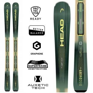 Горные лыжи Head DISCOVERY 82 Pro AM BB-PR ge/yw – 163 см