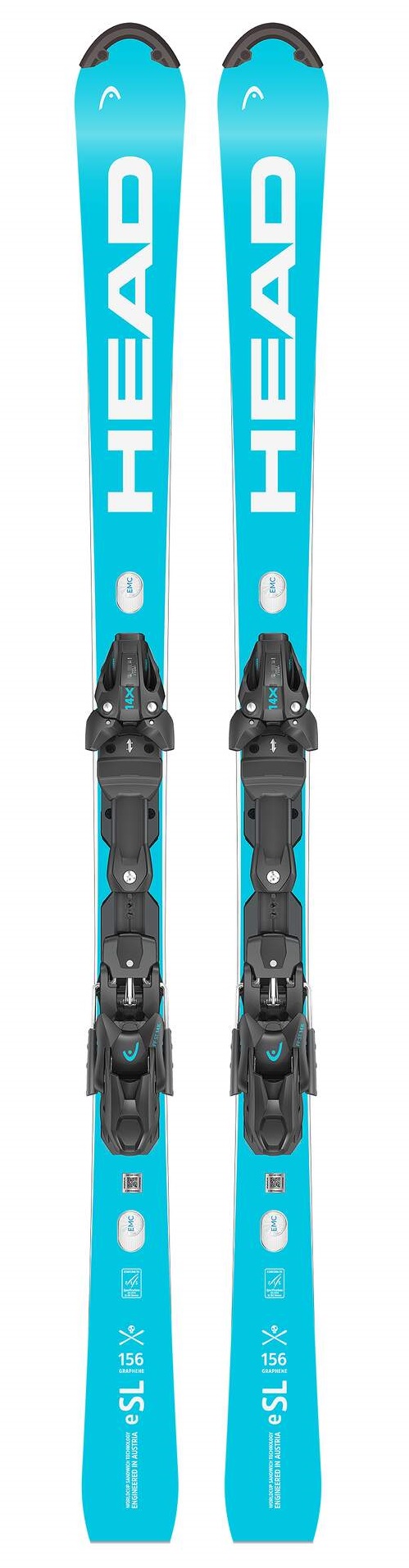 Горные лыжи Head WCR e-SL Rebel FIS SW RP WCR T bl/wh - 156 см