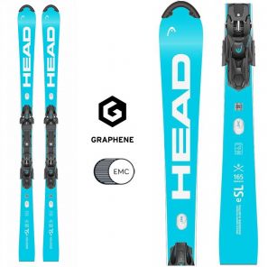 Горные лыжи Head WCR e-SL Rebel FIS SW RP WCR 14 bl/wh - 165 см
