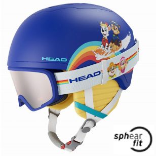 Шлем + Маска Head YUKI SET PAW blue - XXS (47-51)