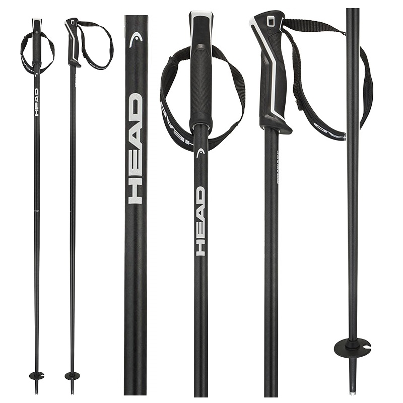 Палки горнолыжные Head FRONTSIDE black white - 120 см