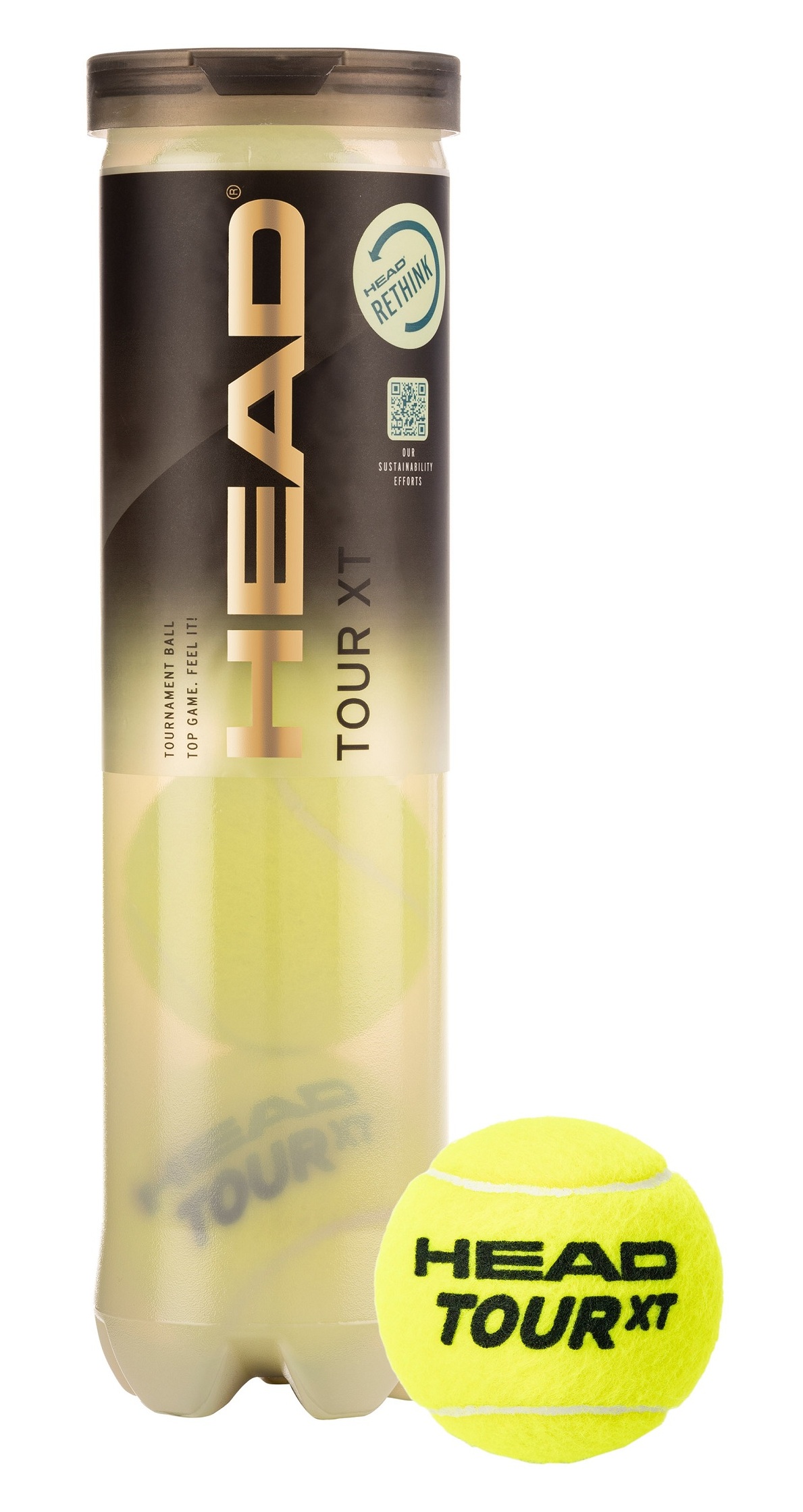 Мячи теннисные HEAD TOUR XT - 4 мяча