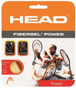 Струна теннисная HEAD FiberGEL Power 16 WH (1,30 мм) - 12 м