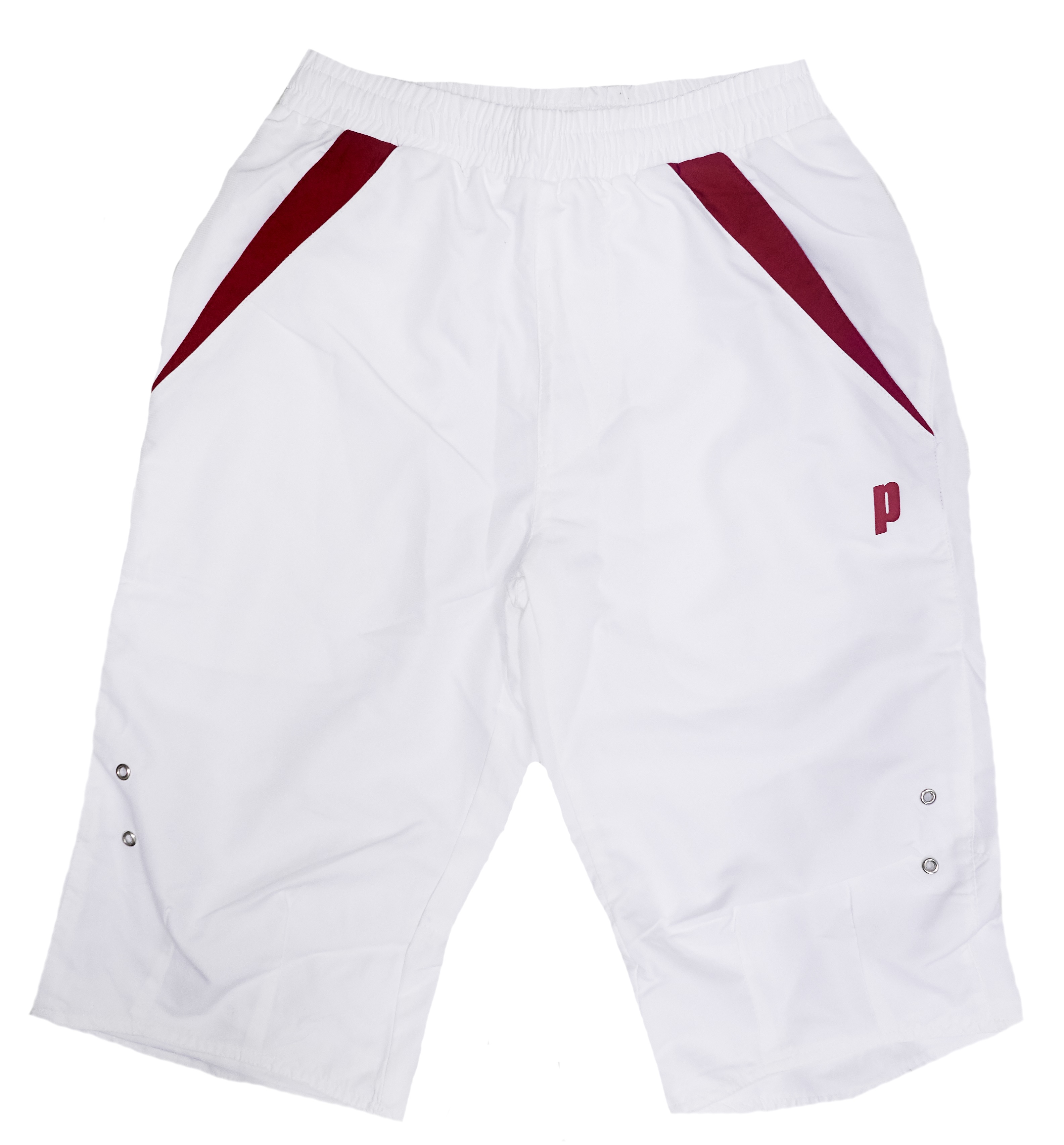 Шорты теннисные Prince ss09 jr glm 3/4 (wh/red) - 140 см