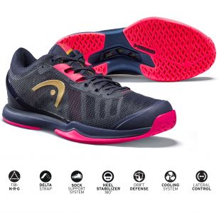 Теннисная обувь Head SPRINT PRO 3.0 Women DBNP - 23.5 см (Eur. 37)