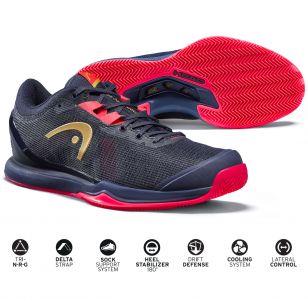 Теннисная обувь Head SPRINT PRO 3.0 Clay Women DBNP - 23 см (Eur. 36.5)