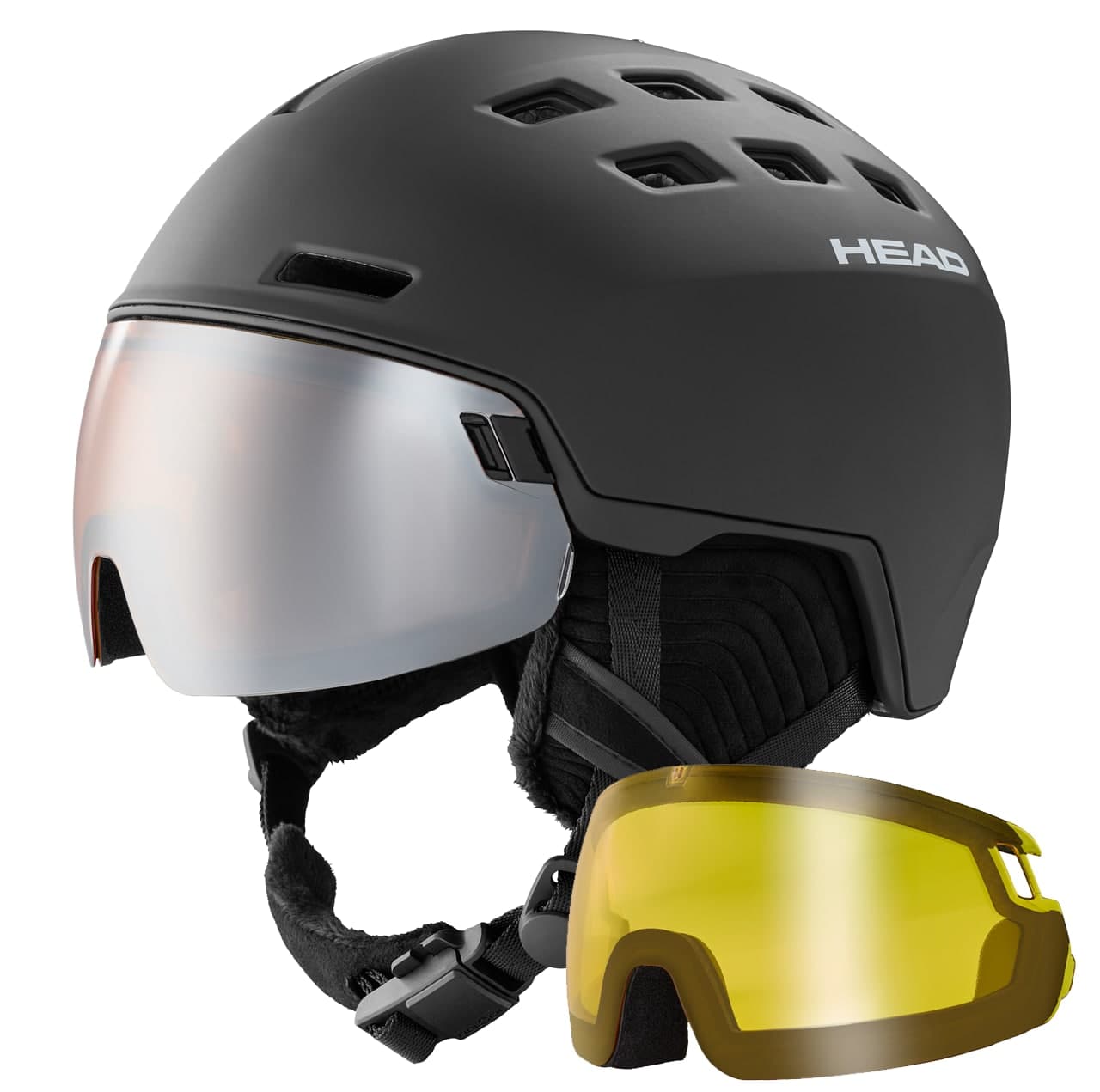 Шлем Head RADAR black + дополнительная маска - XL/XXL (60-63 см)
