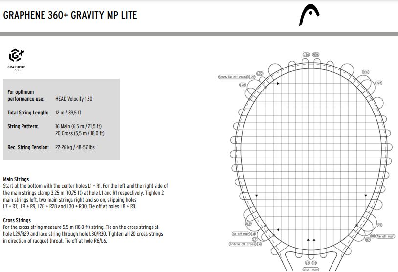  Ракетка теннисная HEAD Gravity MP LITE 2021 (S2)