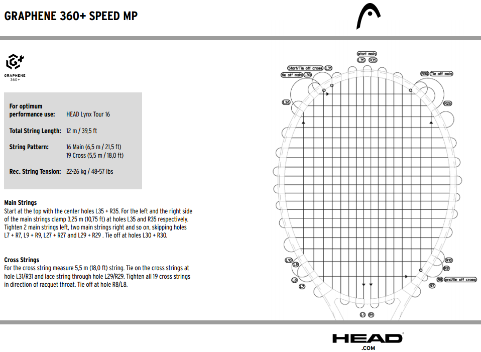 Ракетка теннисная HEAD Graphene 360+ Speed MP black (U4)