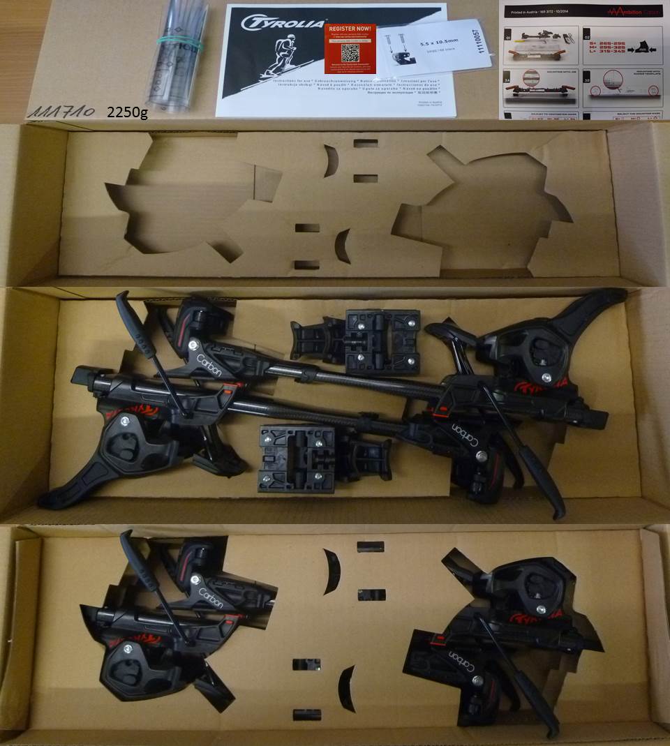 Крепления горнолыжные Head AMBITION 12 AT CARBON S BR.85 [C]