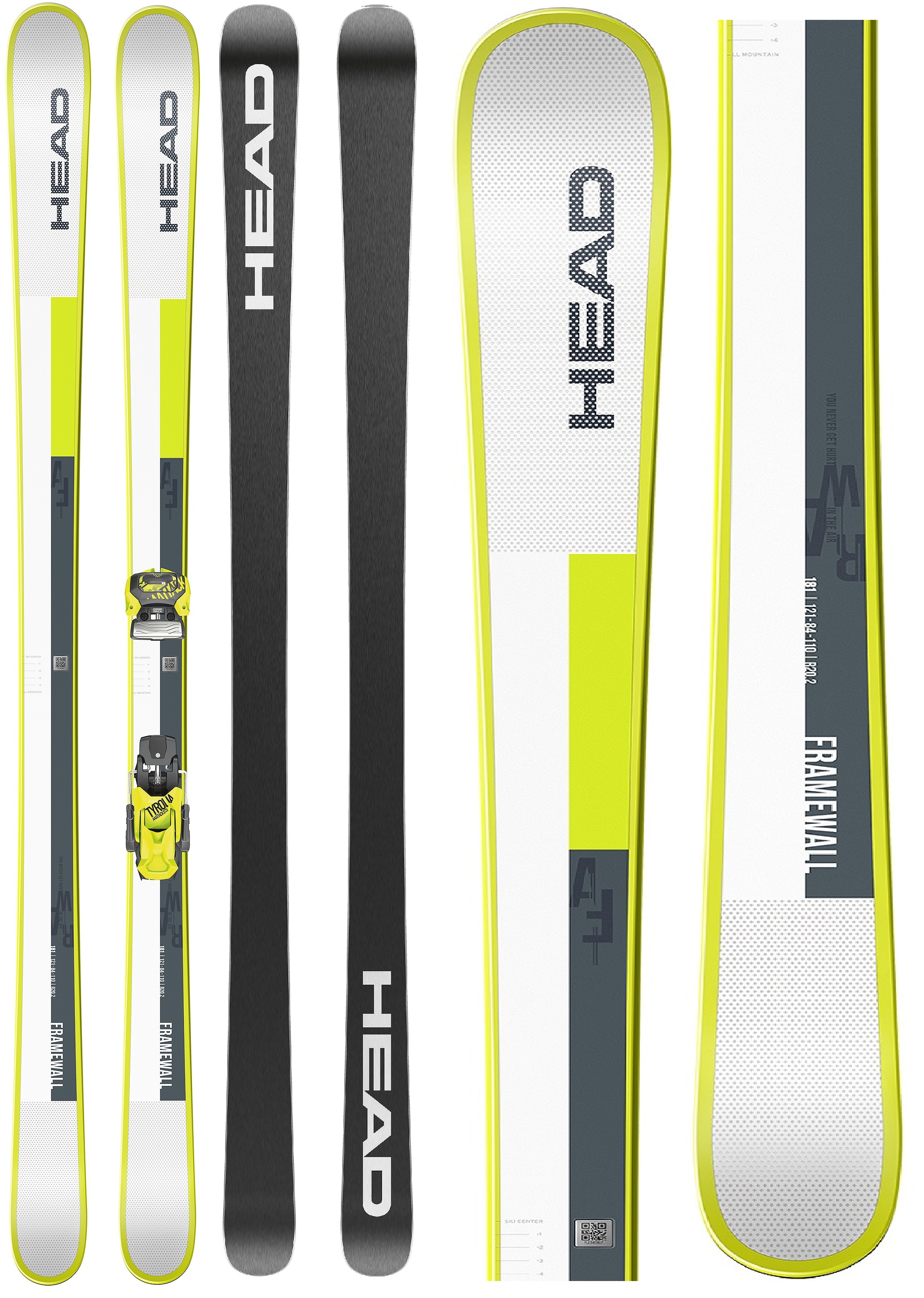Горные лыжи HEAD Frame Wall - 176 см
