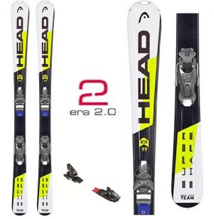 Горные лыжи HEAD Supershape Team HRS D (bl) + Крепления SX 4.5 R - 97 см