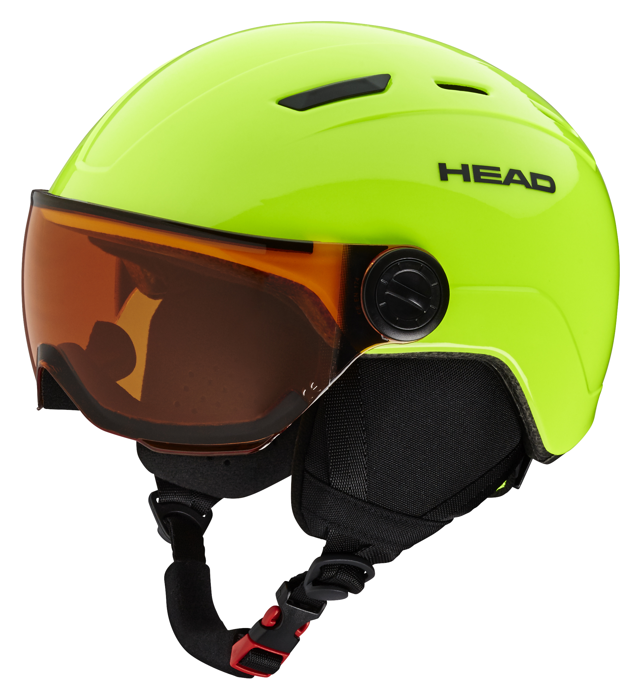 Шлем Head MOJO VISOR lime - XXS (47-51 cм)
