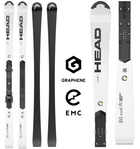 Горные лыжи Head WC Rebels e-SL FIS SW RP WCR 14 wh/bk - 165 см 