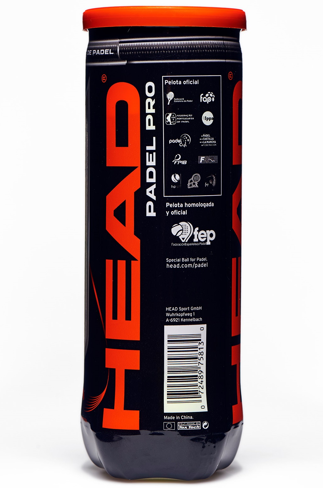 Мячи для пляжного тенниса HEAD Padel Pro (orange)